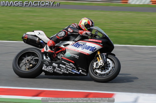 2009-05-09 Monza 1332 Superbike - Qualifyng Practice - Shane Byrne - Ducati 1098R